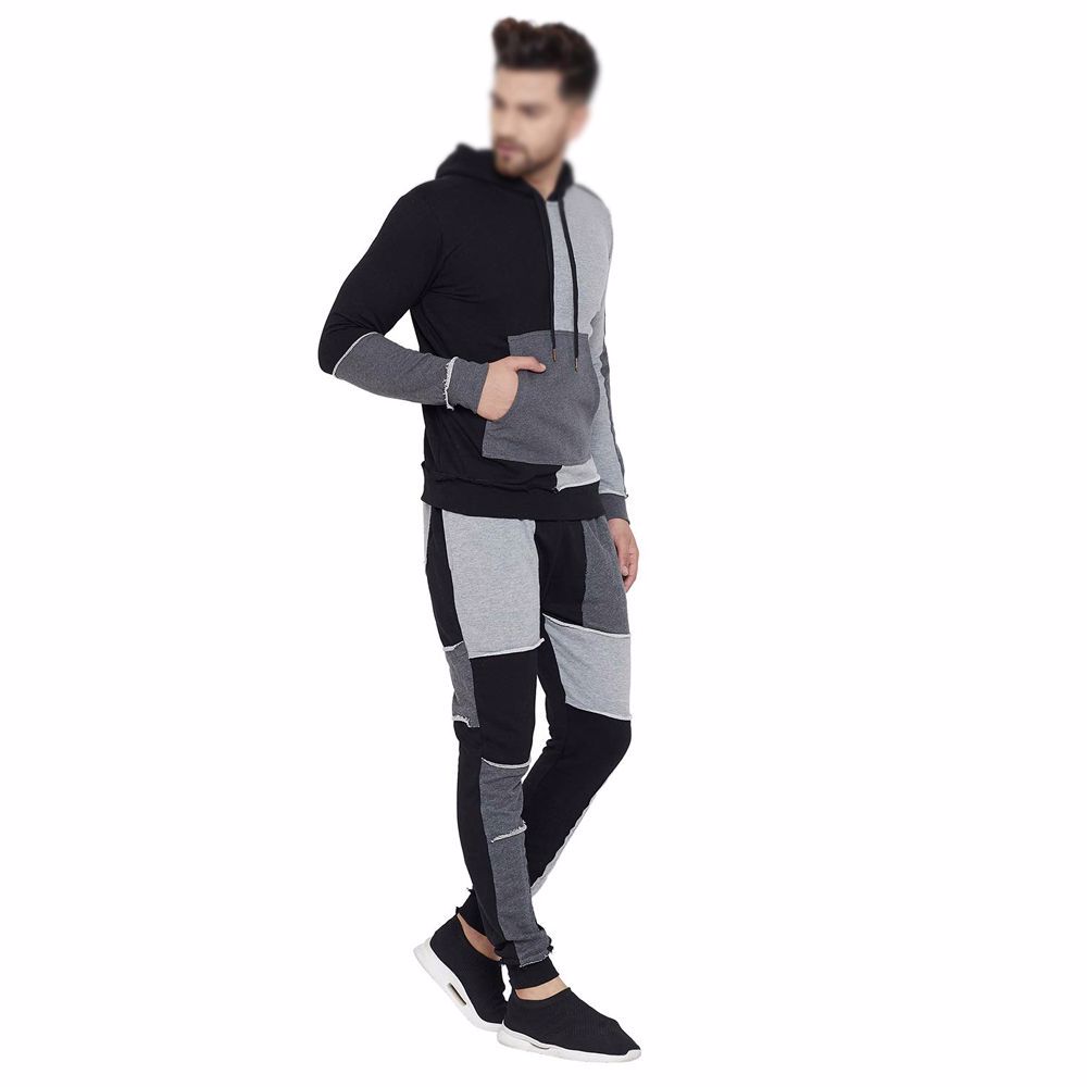 Pakistan factory price custom logo men track suit private sweatsuit men polyester track suit - view 3