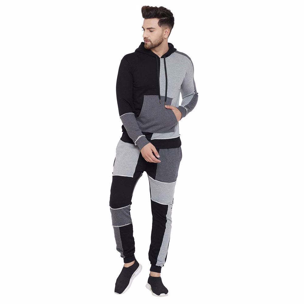 Pakistan factory price custom logo men track suit private sweatsuit men polyester track suit - view 4