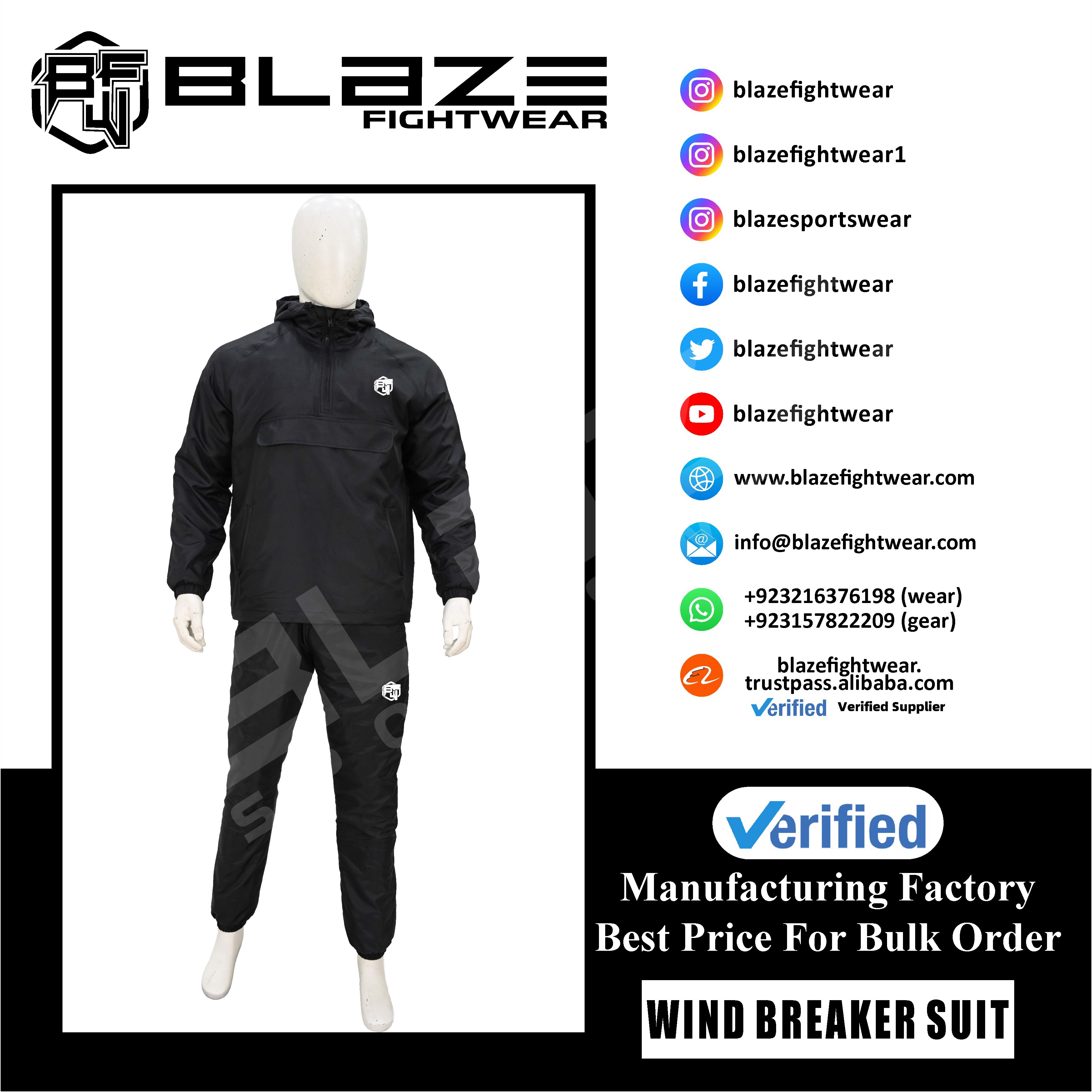 Custom OEM Windbreaker Jacket best for Outerwear looks good Coat style light weight windbreaker - view 9
