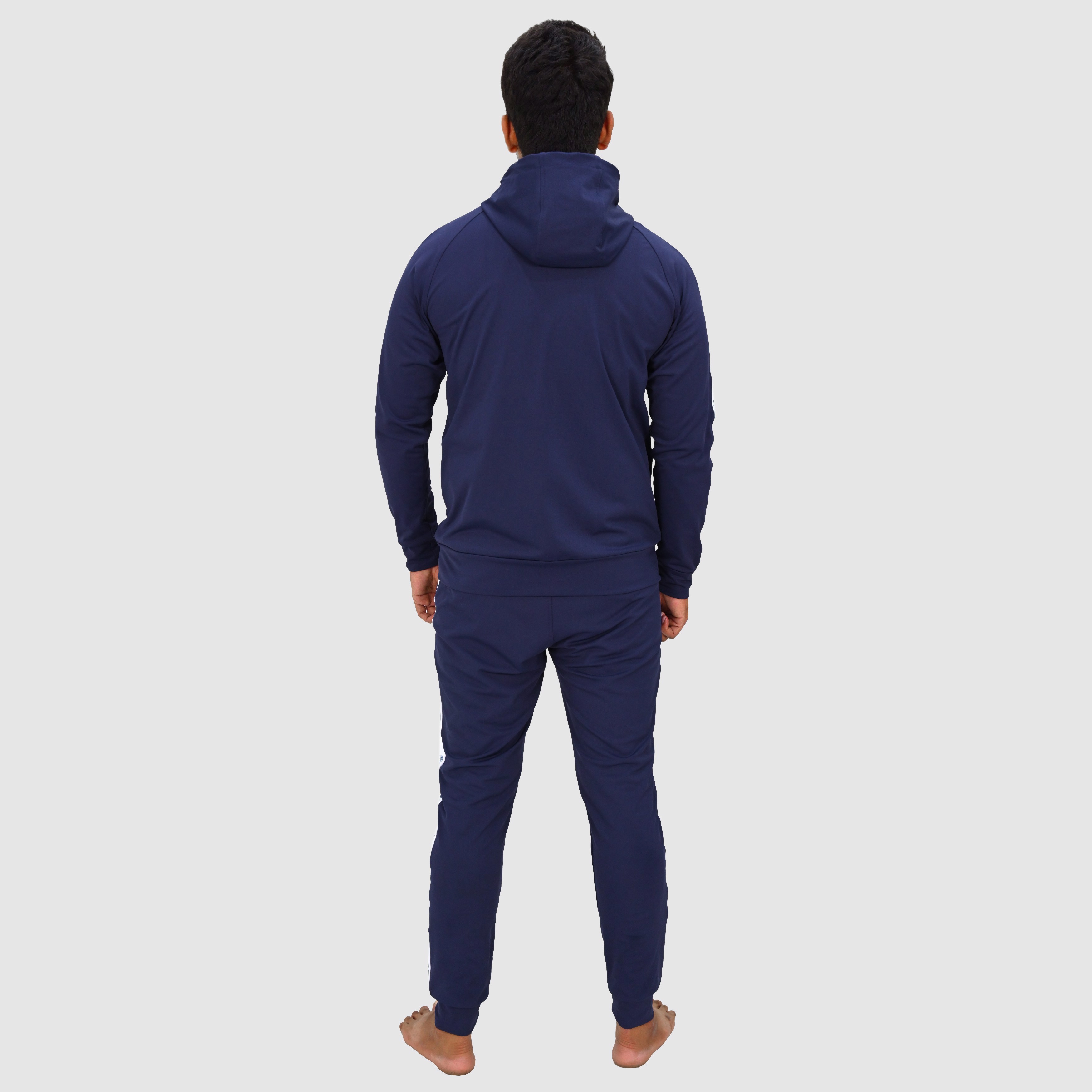 Custom Design Men's Knitted Tracksuit Sublimation Fashion Slim Fit with Sleeve Name Panel Print OEM  - view 3