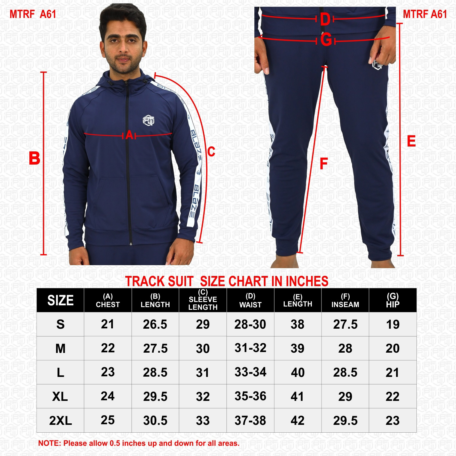 Custom Design Men's Knitted Tracksuit Sublimation Fashion Slim Fit with Sleeve Name Panel Print OEM  - view 6