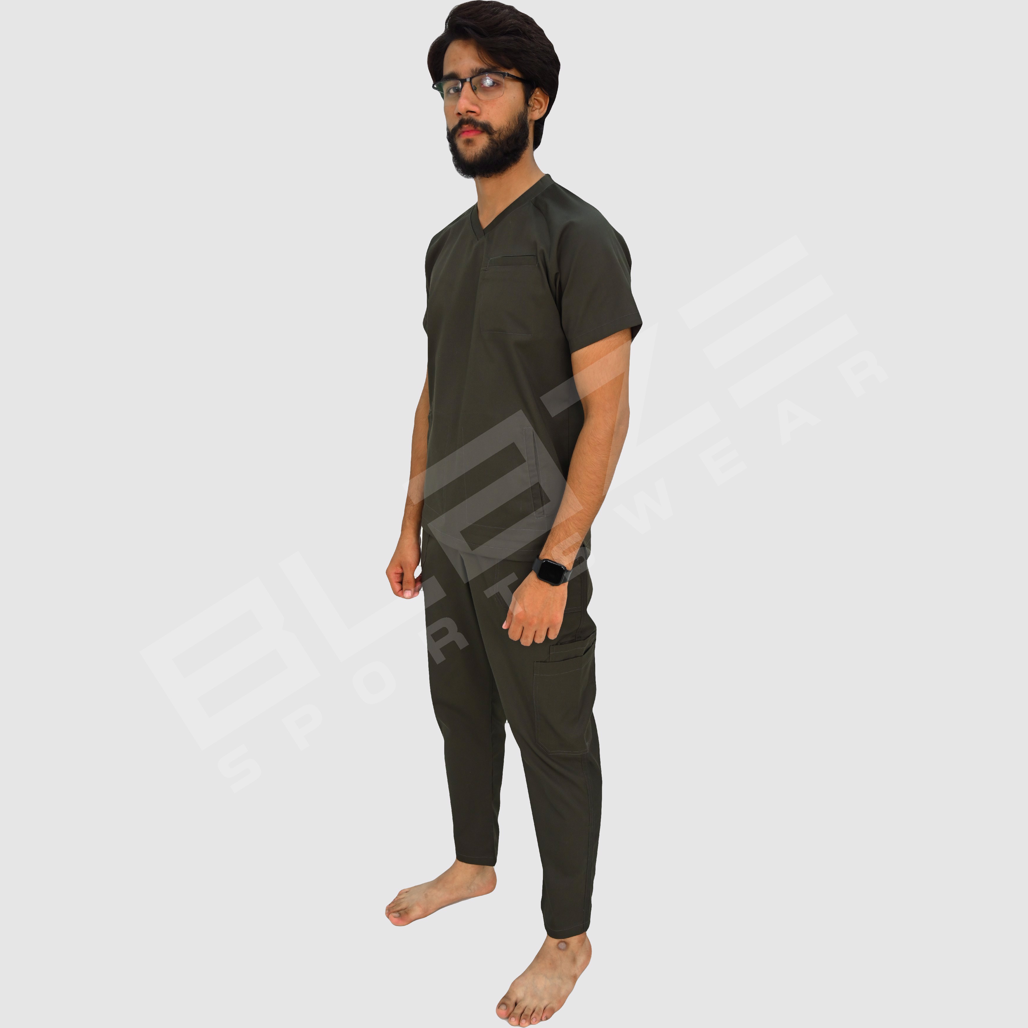  Custom-made Premium scrub suit with pockets for healthcare professionals. Breathable, durable. - view 14