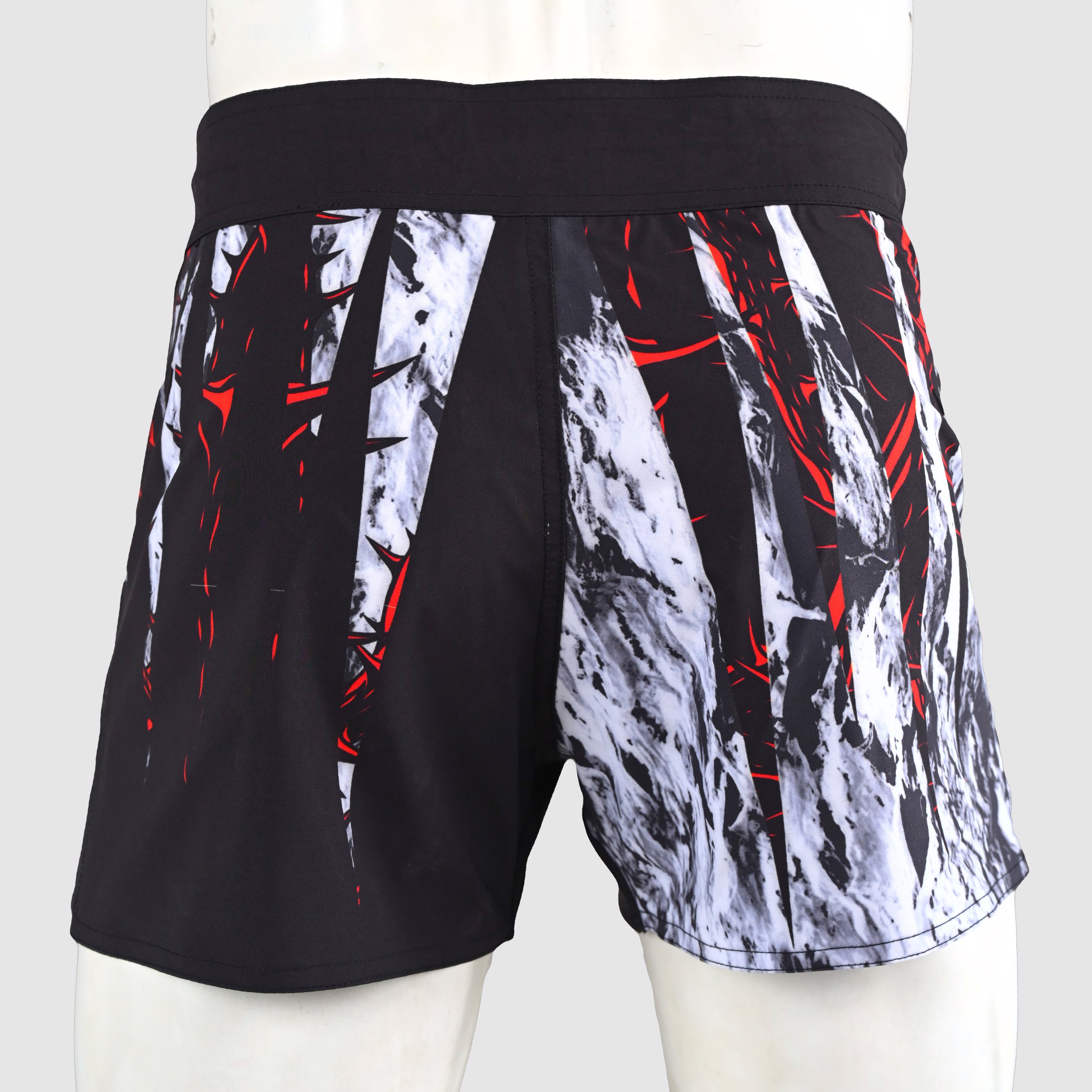 Tailored MMA Training Shorts Durable and Flexible, Anti-Tear Material with Elastic Waistband for BJJ - view 4