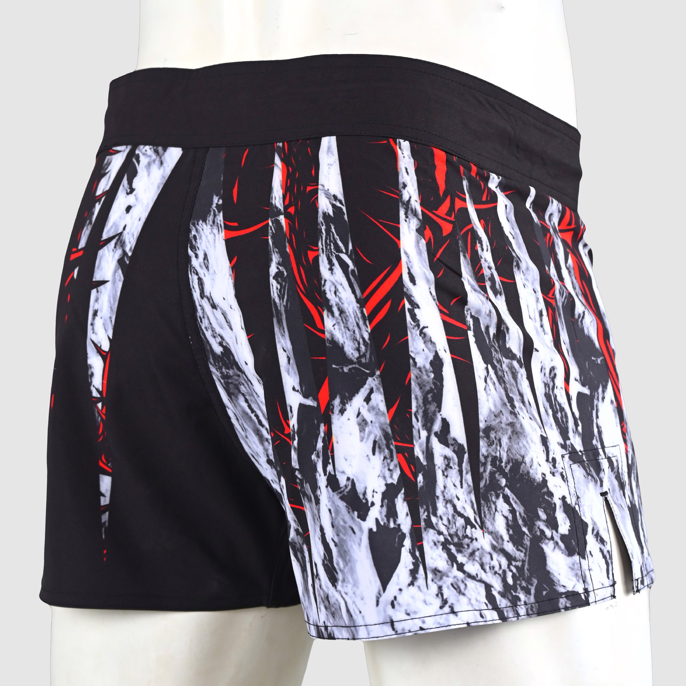 Tailored MMA Training Shorts Durable and Flexible, Anti-Tear Material with Elastic Waistband for BJJ - view 7