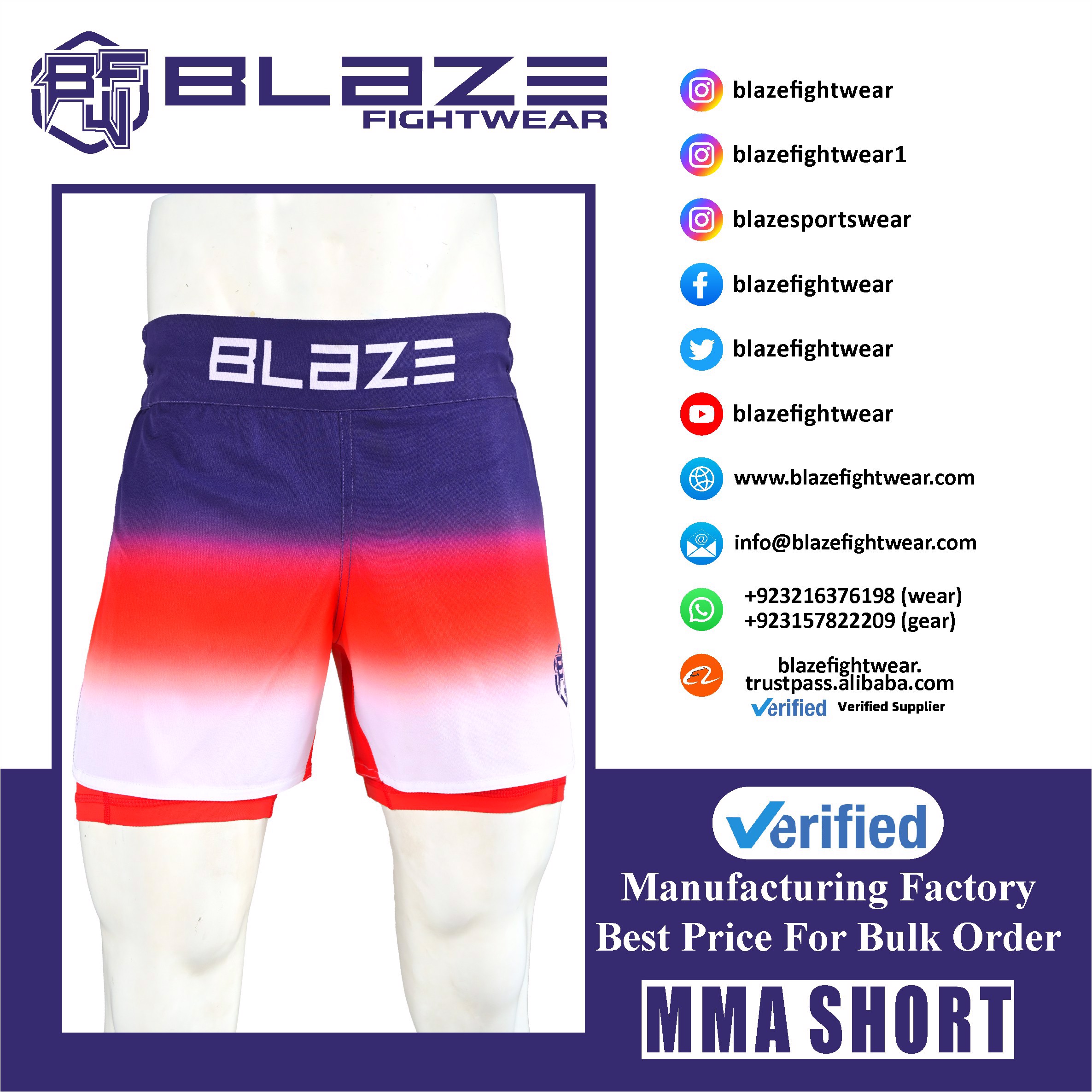 Custom-made MMA  BJJ Training Shorts Durable Construction, Quick-Dry and Stretchable Fabric for MMA - view 13