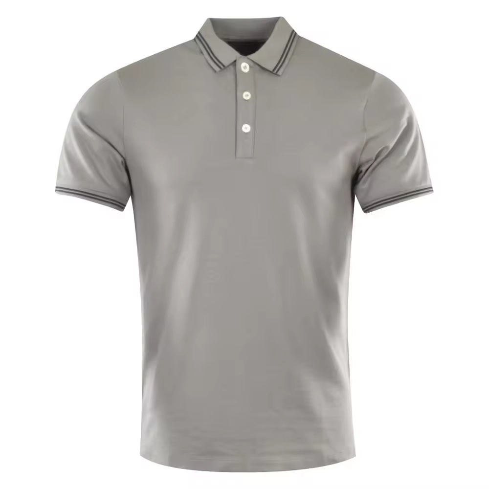    Compare Men Polo Shirt Men Short Sleeve Contrast Color Polo Shirt 