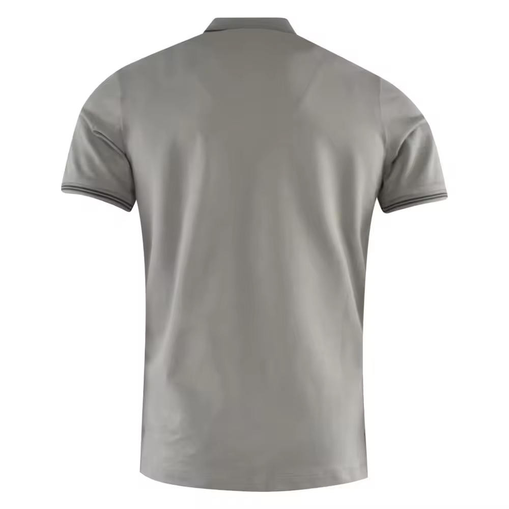    Compare Men Polo Shirt Men Short Sleeve Contrast Color Polo Shirt  - view 2