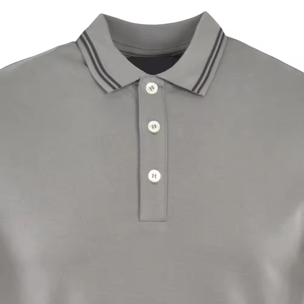    Compare Men Polo Shirt Men Short Sleeve Contrast Color Polo Shirt  - view 3