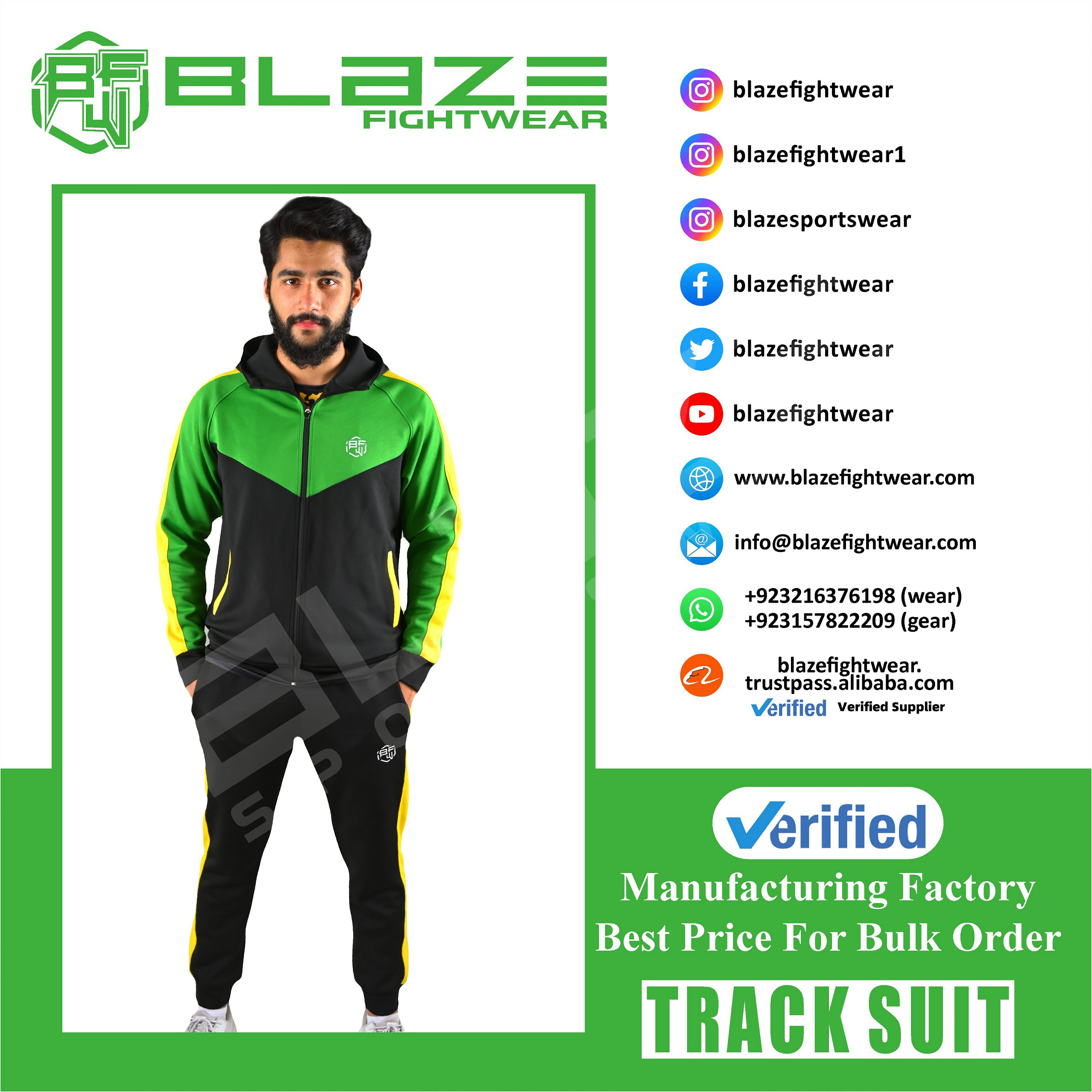 Custom Design Men's Tracksuit  Fashion Slim Fit Design with custom Panel on Sleeve  Print OEM  - view 13