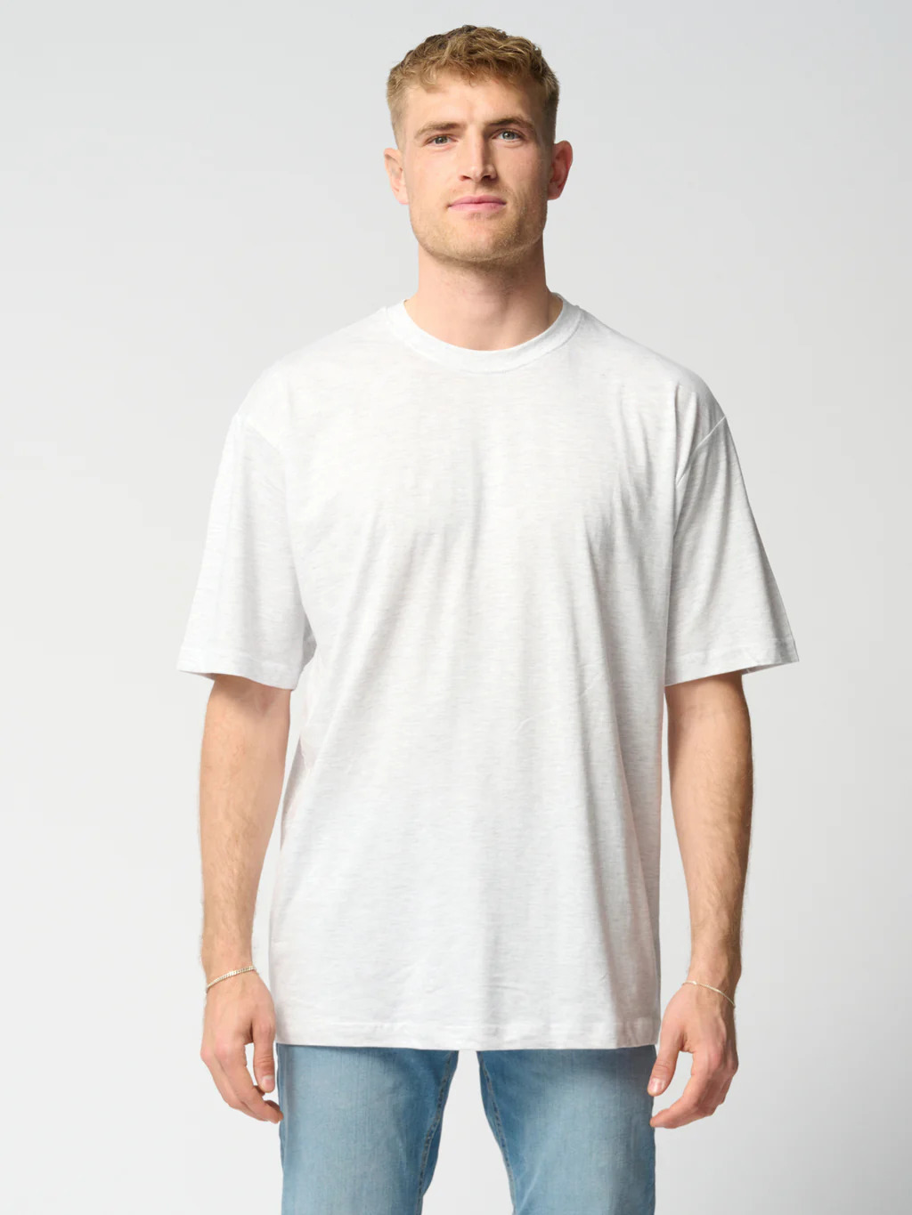  Oversized T-shirt - Light grey