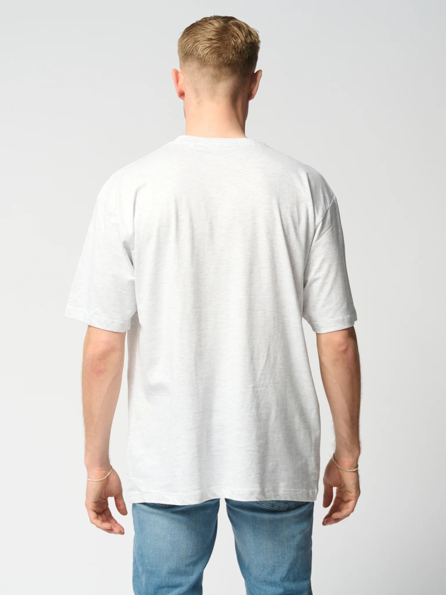  Oversized T-shirt - Light grey - view 4