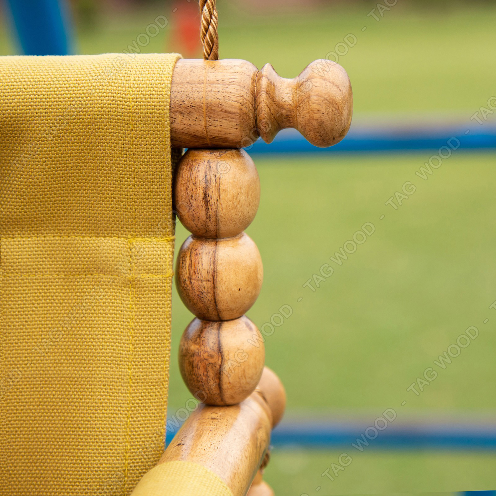  Premium Wooden Quality Baby Swing Baby Toys With a Fabric Chair  - view 5