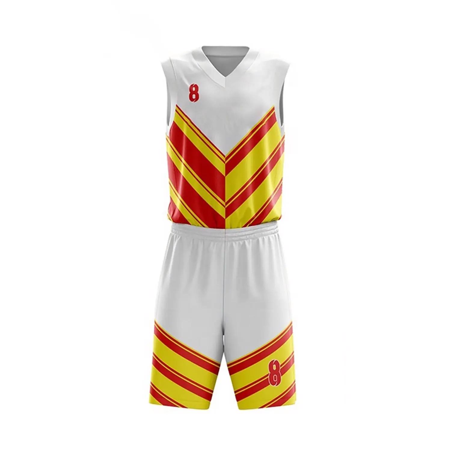 Top Quality Cool Basketball Jersey Design And Uniform