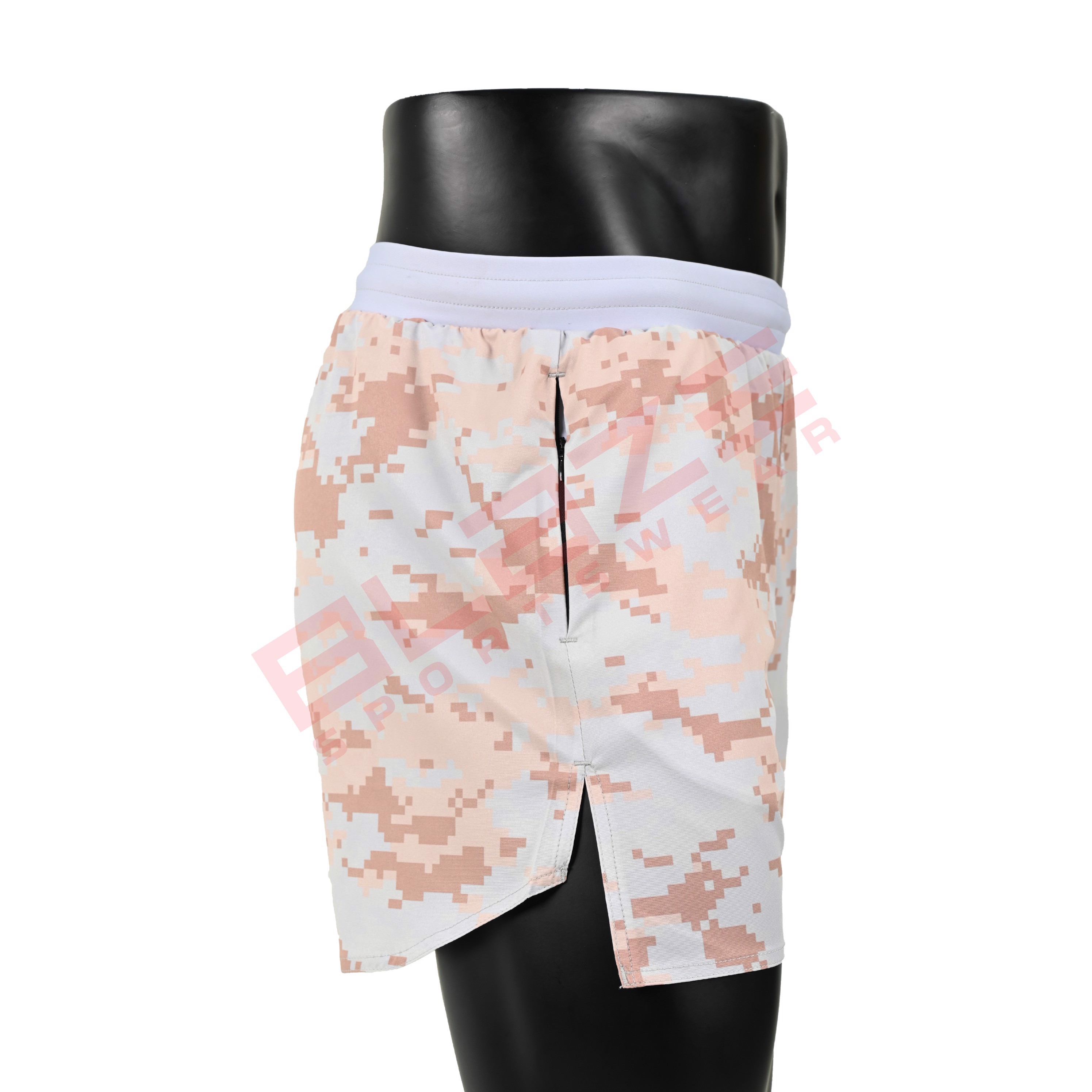 Lightweight Workout Shorts regular fit Gym Shorts for Men with Zipper Pockets sublimation printed - view 12