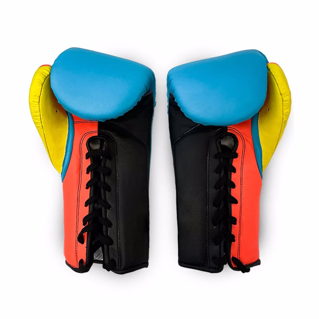  High quality PU leather professional kick Boxing gloves 100% PU leatherwith Custom Logo  - view 3