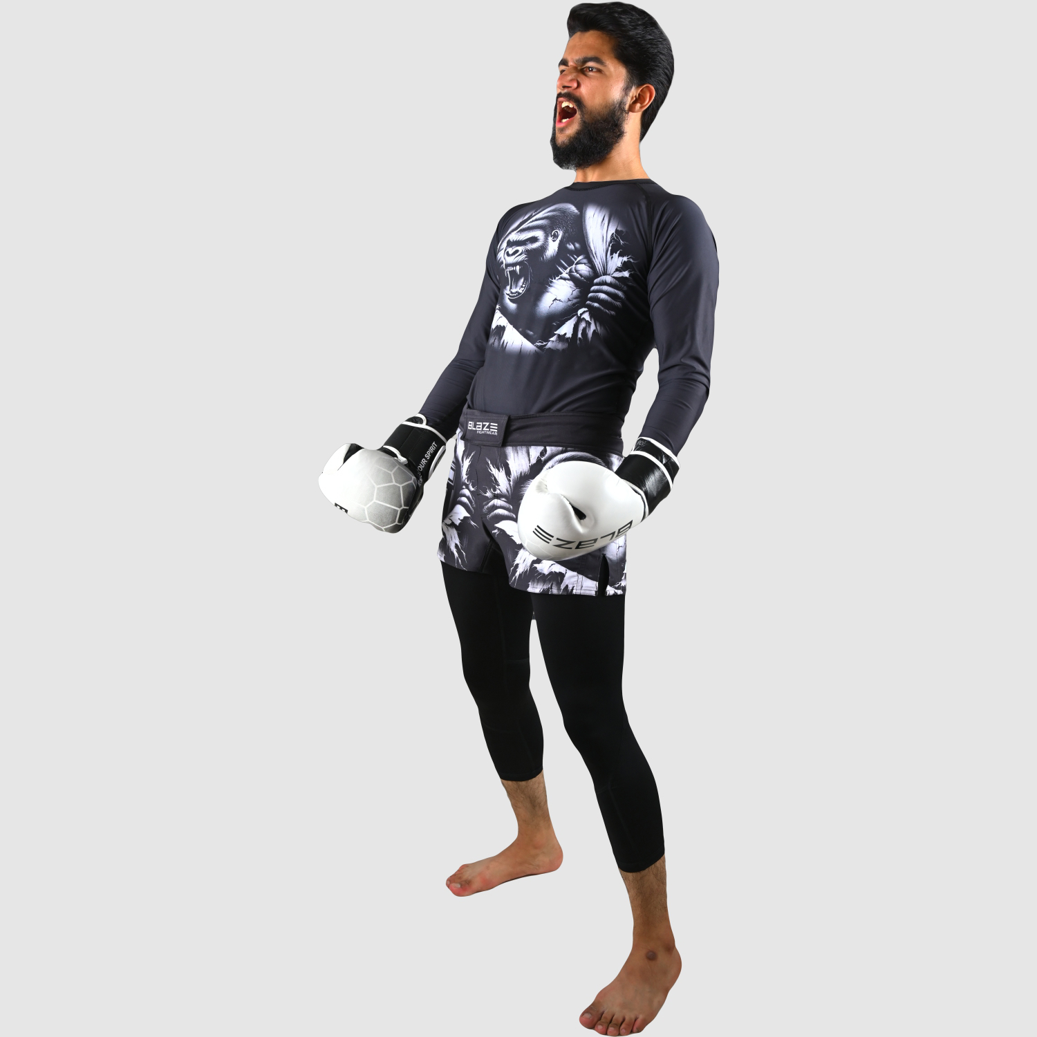 Custom MMA training outfits: , four-way stretch training apparel for enhanced performance. - view 5