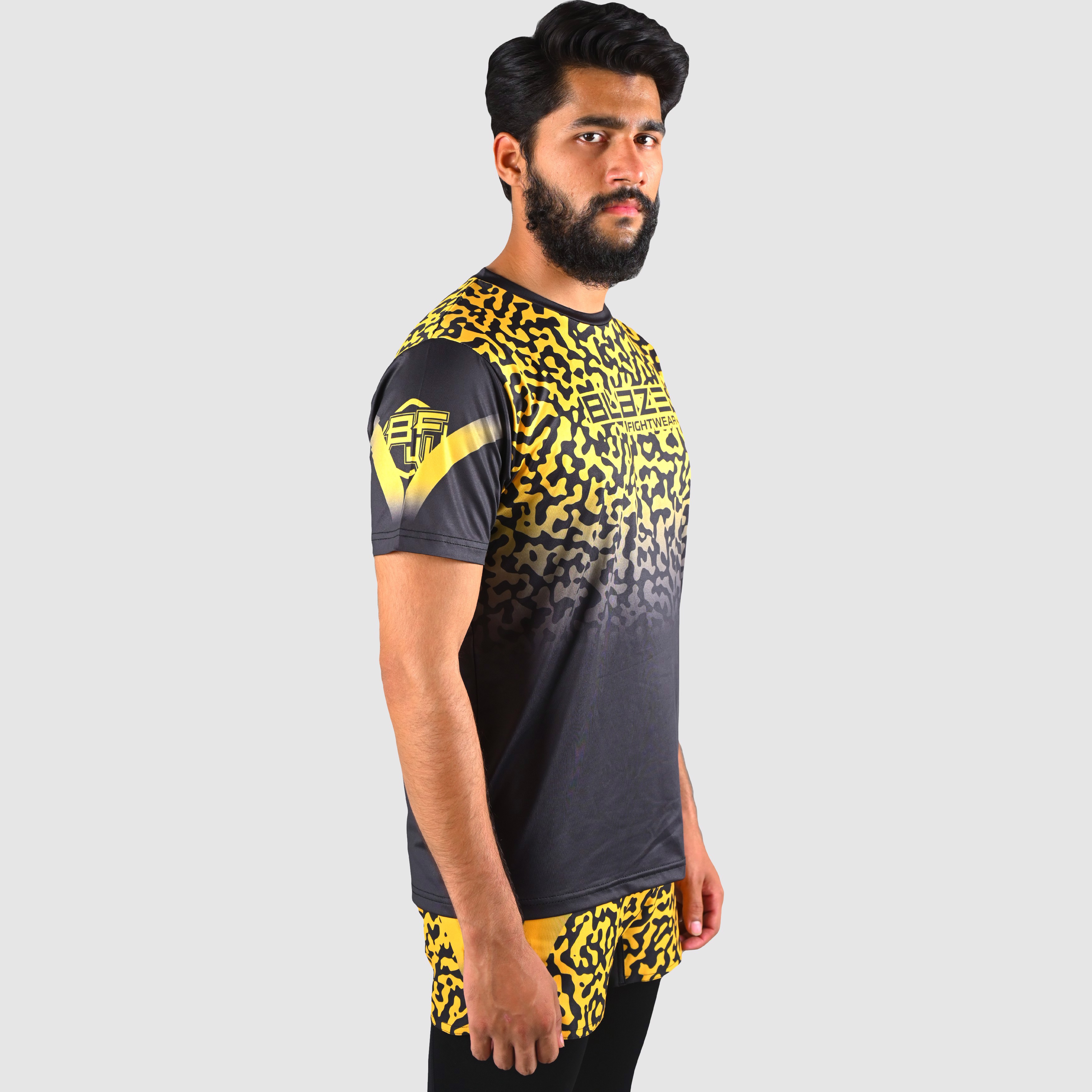 Personalized Unique MMA practice outfits: elastic, four-way stretch gear for enhanced output - view 2