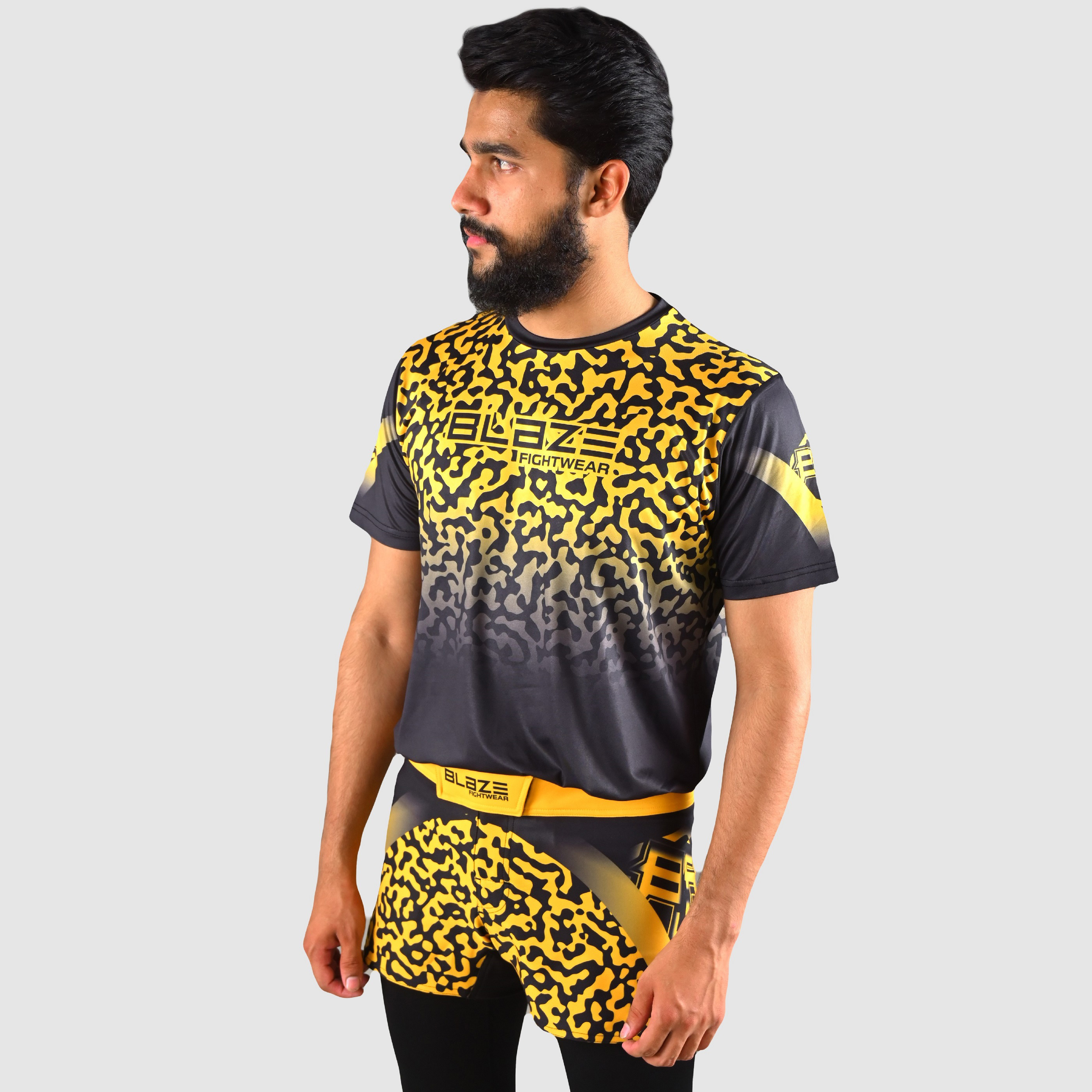 Personalized Unique MMA practice outfits: elastic, four-way stretch gear for enhanced output - view 6