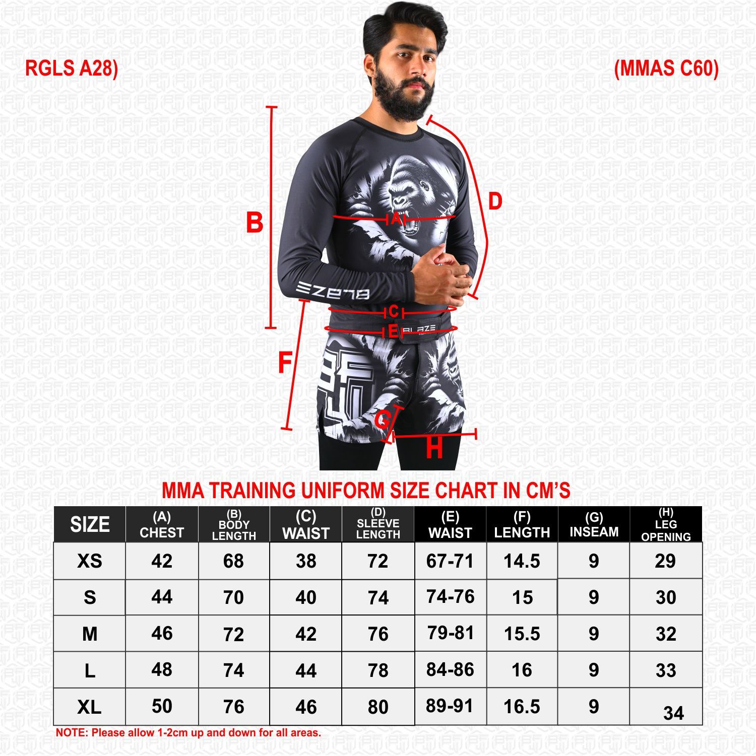 Customized MMA exercise clothes: elastic, adaptive, four-way stretch material for superior results - view 8