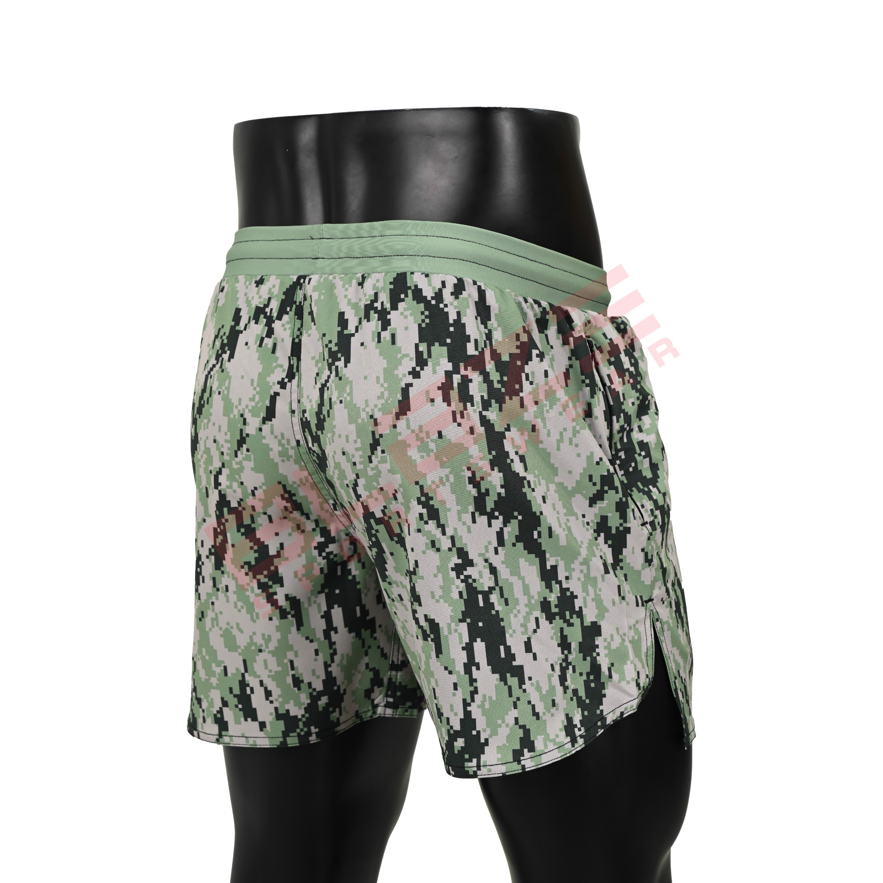 Lightweight Workout Shorts regular fit Gym Shorts for Men with Zipper Pockets sublimation printed - view 7
