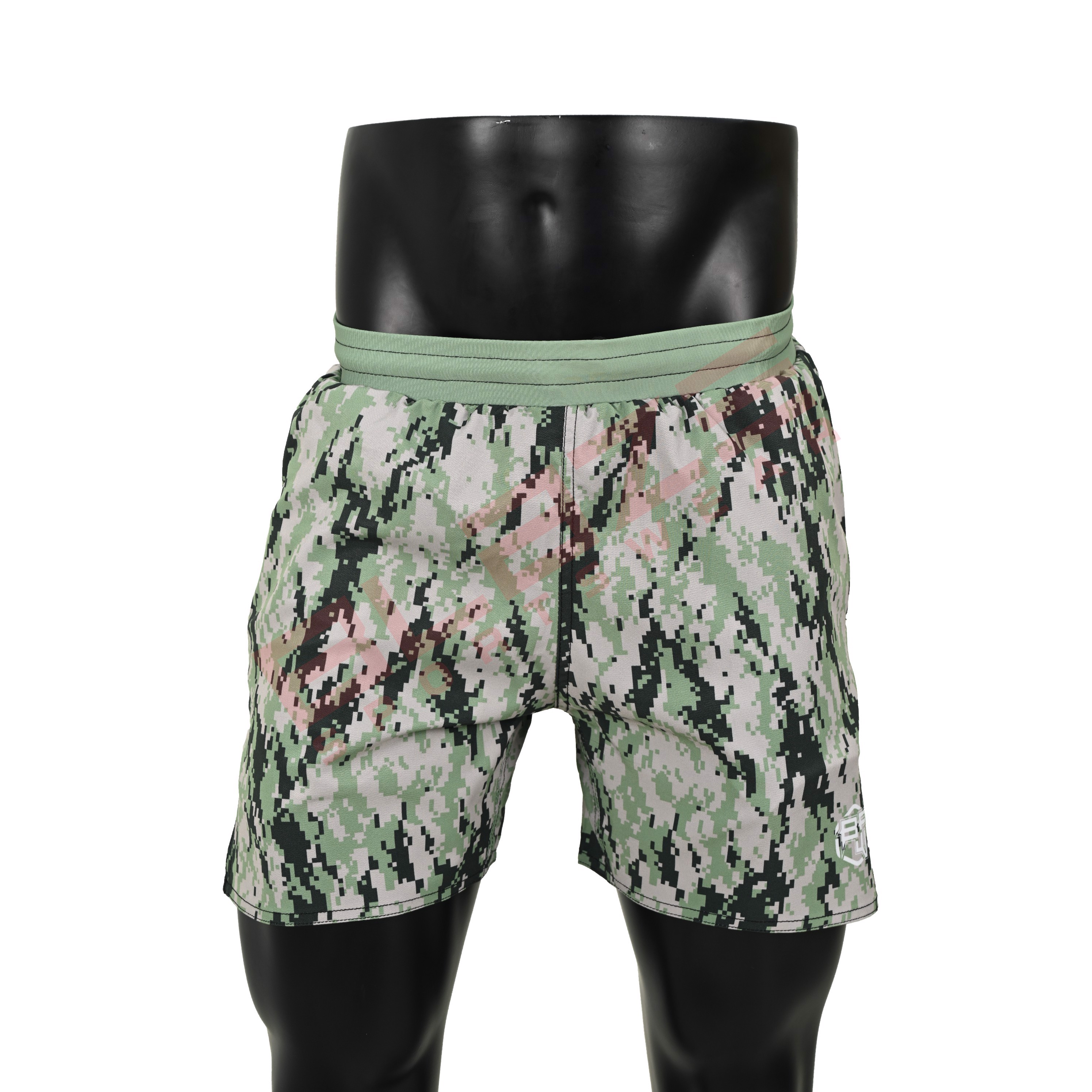 Lightweight Workout Shorts regular fit Gym Shorts for Men with Zipper Pockets sublimation printed - view 8