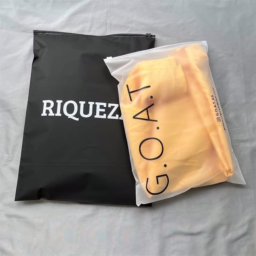 Custom Eva frosted slider zip lock bags for clothes