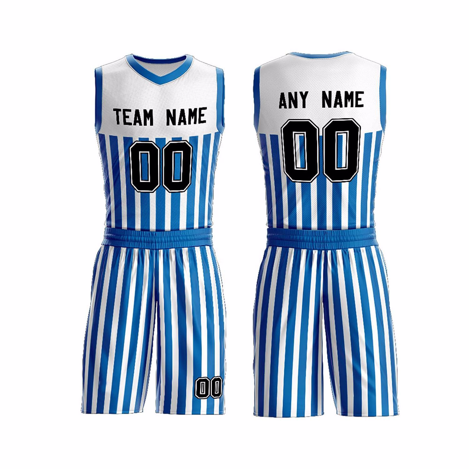 Durable Material Polyester Made Slim Fit Men Basketball Uniform