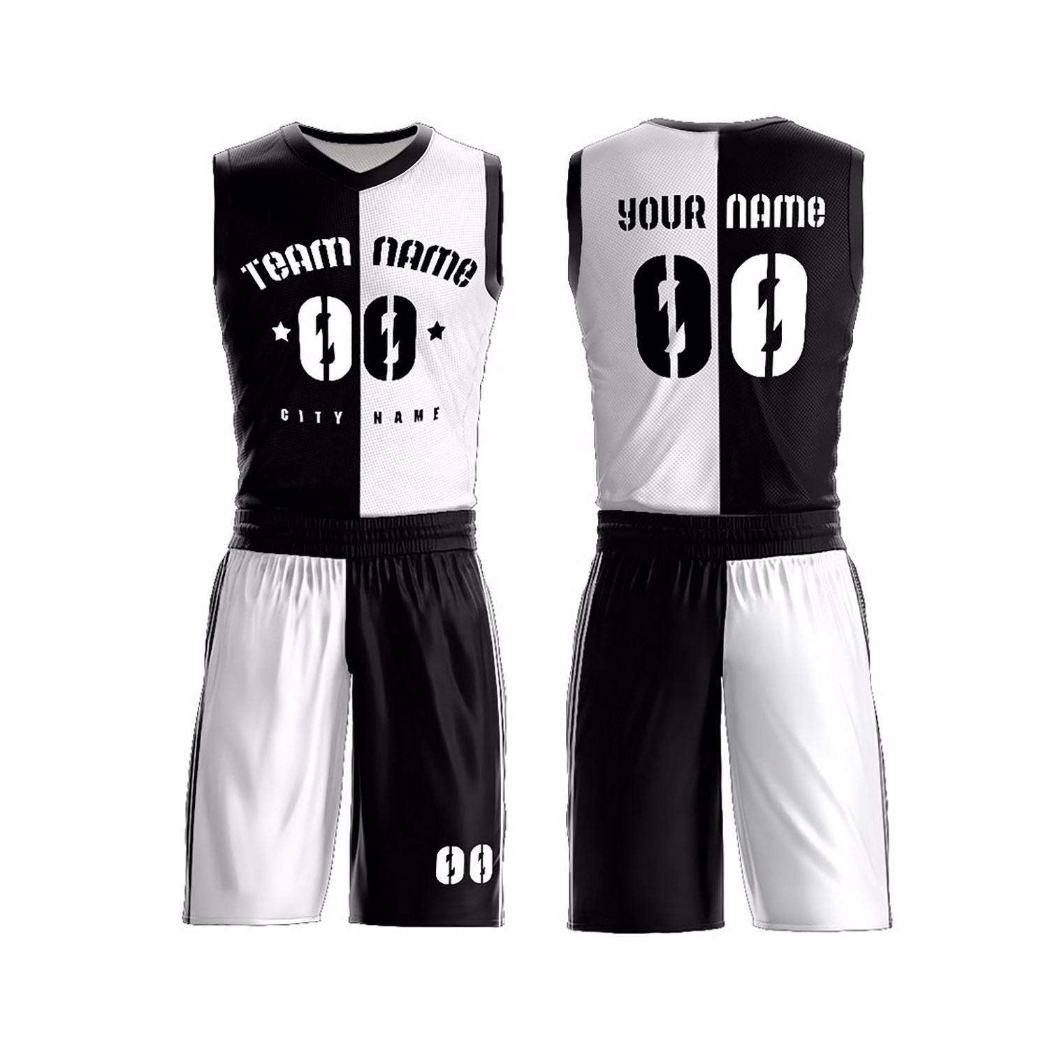 Best Selling Customized Men Basketball Uniform Sets
