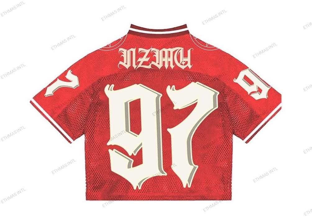 Customized Sublimation Dry Fit Oversize and Mesh & Interlock Fabirc Jersey  - view 6