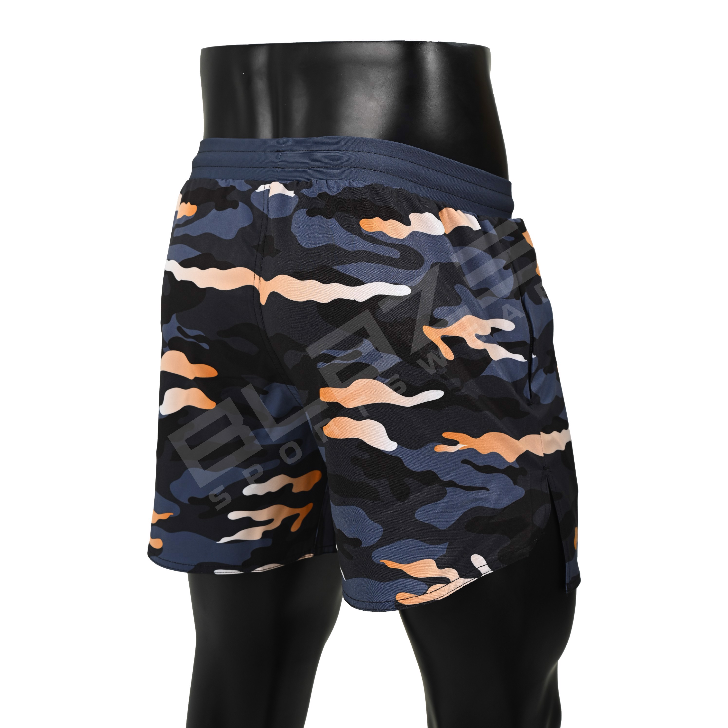 Lightweight Workout Shorts regular fit Gym Shorts for Men with Zipper Pockets sublimation printed - view 16