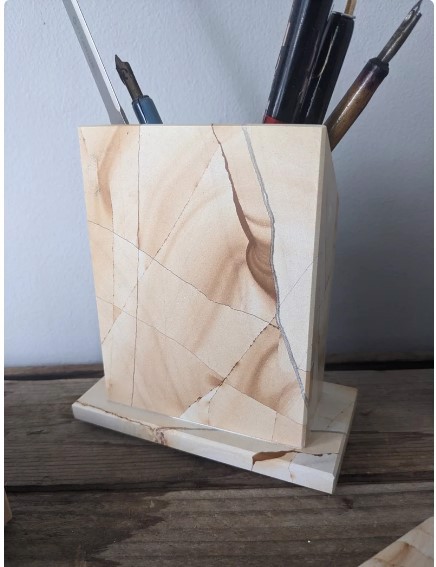 Marble Desk Set, 9 Pieces - view 4