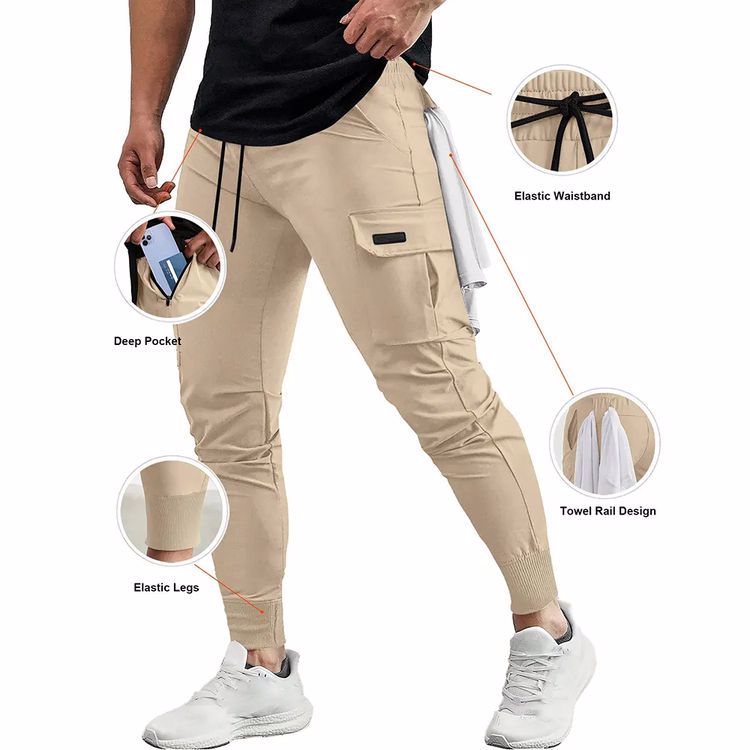 Men Jogger Pants Jogger Trouser Cotton Men Joggers - view 3