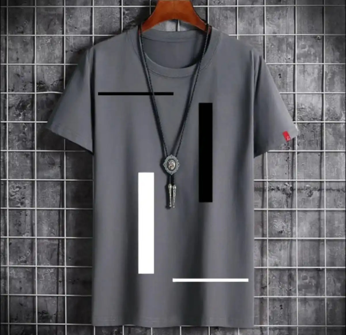  High Quality Men's Vertical Stripes Amazing Smart Fit T-Shirts With Cotton And Polyester Stuff - view 3