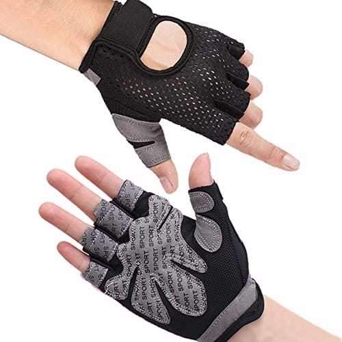 Weight lifting Glove with Soft Mesh & Clarino Fabric