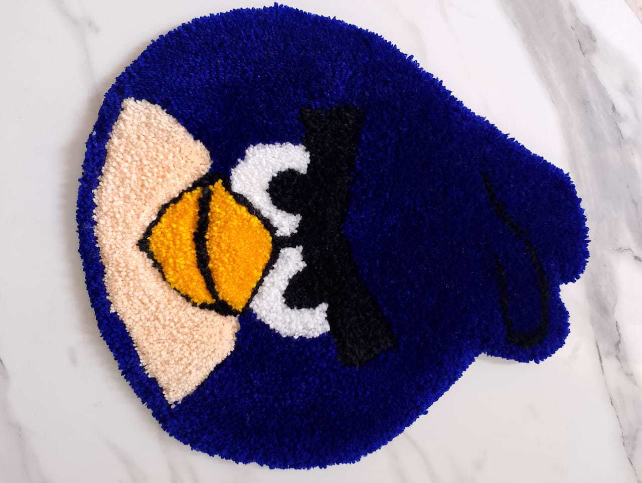  High Quality Hand Made Angry Bird Rug  Available In Affordable Prices  