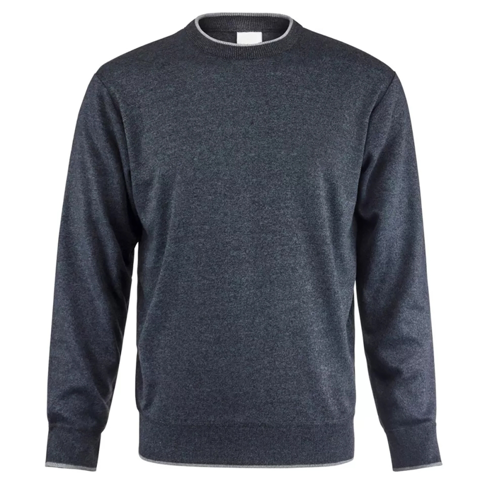 Customized Crewneck SweatShirt features ribbing on the collar, hem, and cuffs to keep you warm - view 6