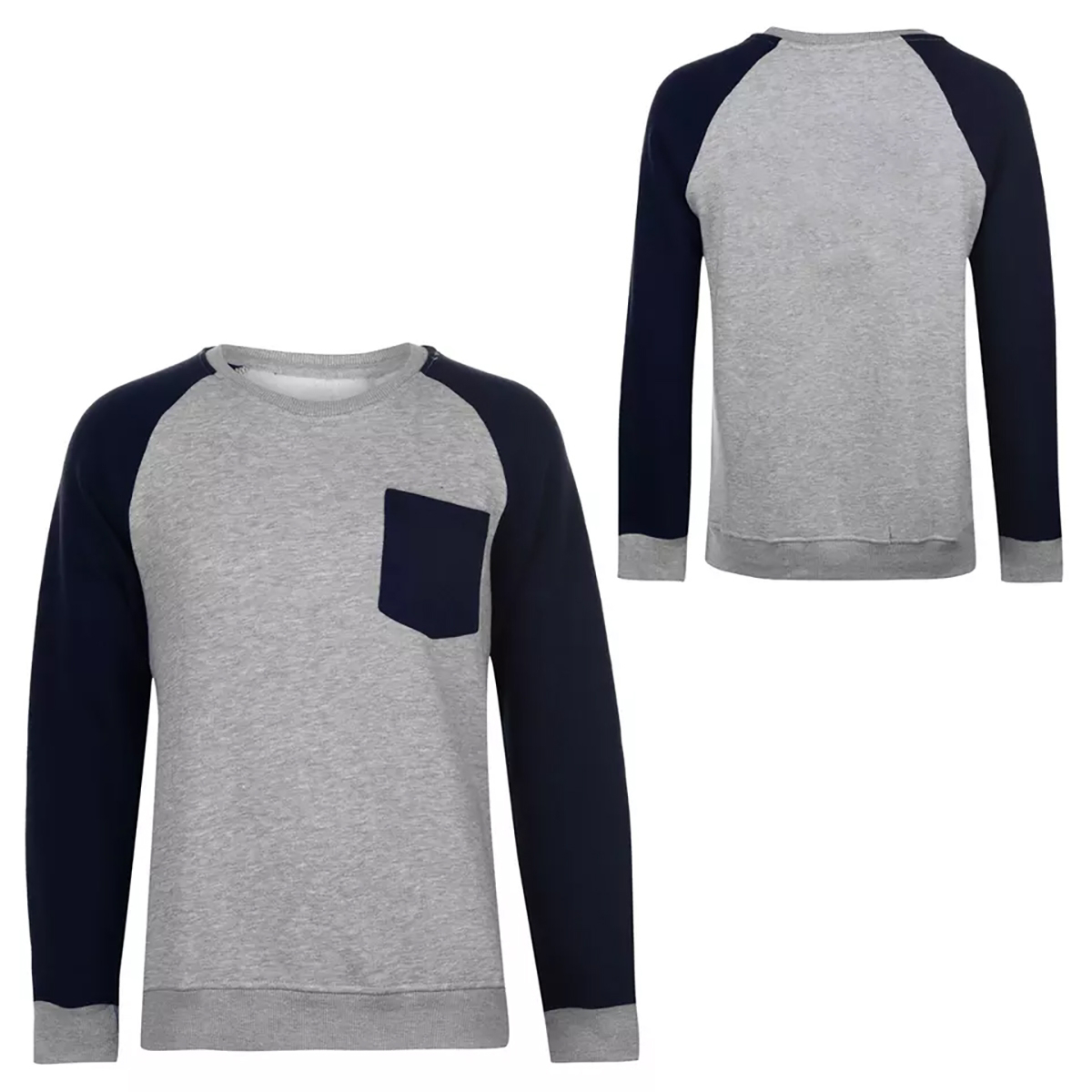 Customized Crewneck SweatShirt features ribbing on the collar, hem, and cuffs to keep you warm - view 6