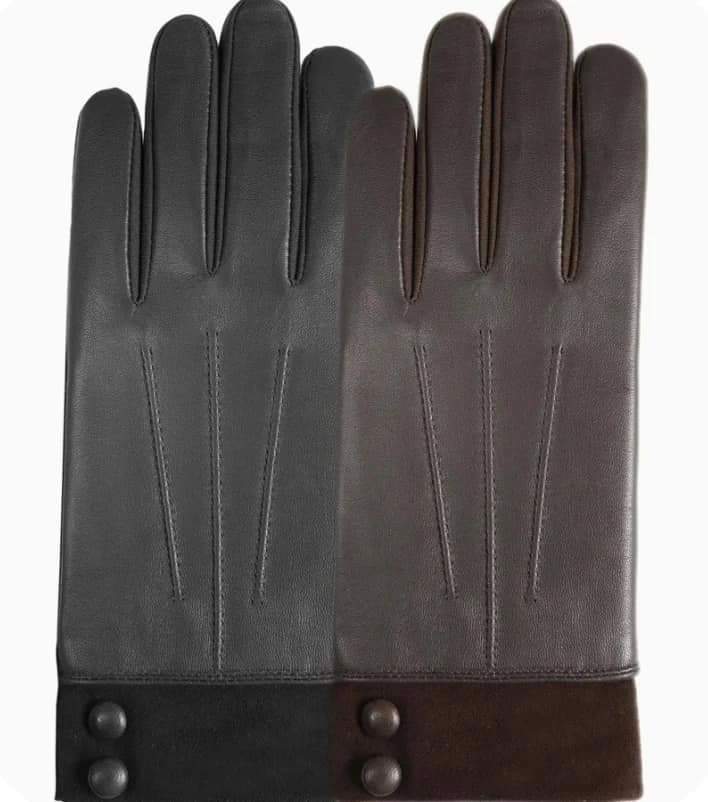  High Quality Soft Leather Gloves Available In Different Colour 