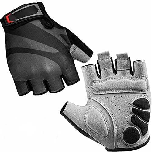 Customized Half Finger Cycling Glove made with Clarino and Lycra Fabrics
