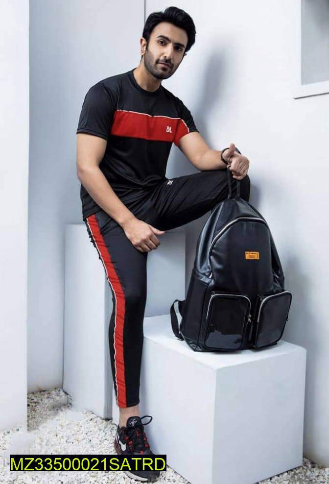 High Quality  Regular Fit And Casual Cotton Jersey And Polyester Tracksuits 