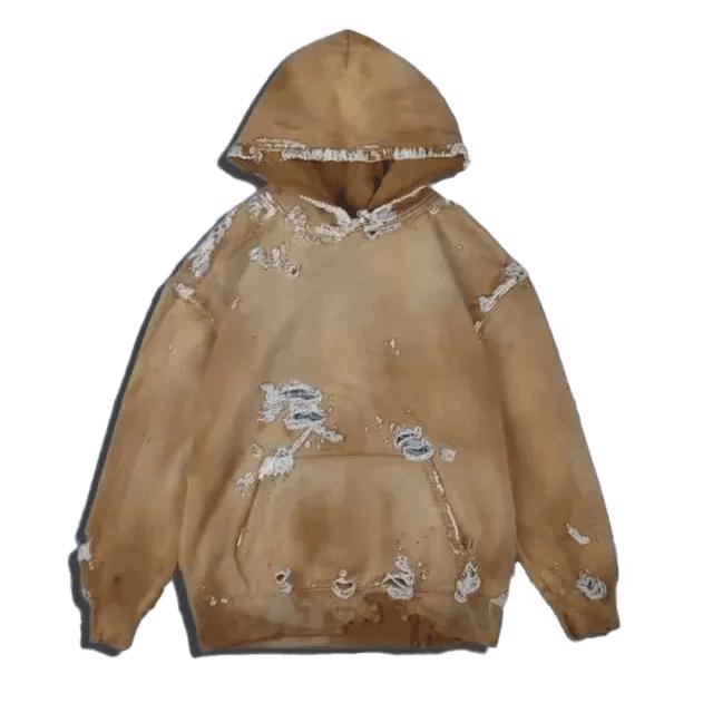 Custom High Quality 100% Cotton Acid Wash Hoodie