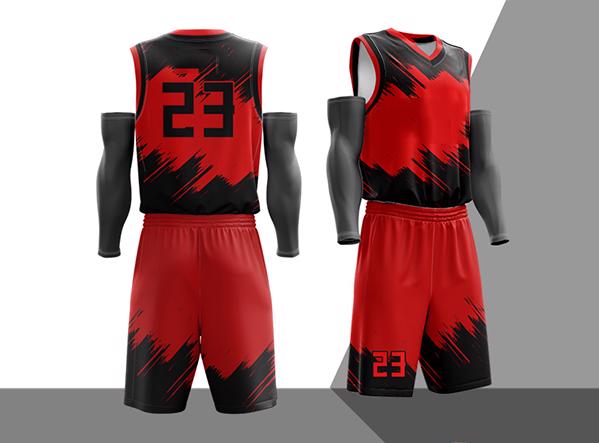 Fully Sublimated Basketball Team Uniform Made in 100% Microfiber Interlock Fabric. - view 2