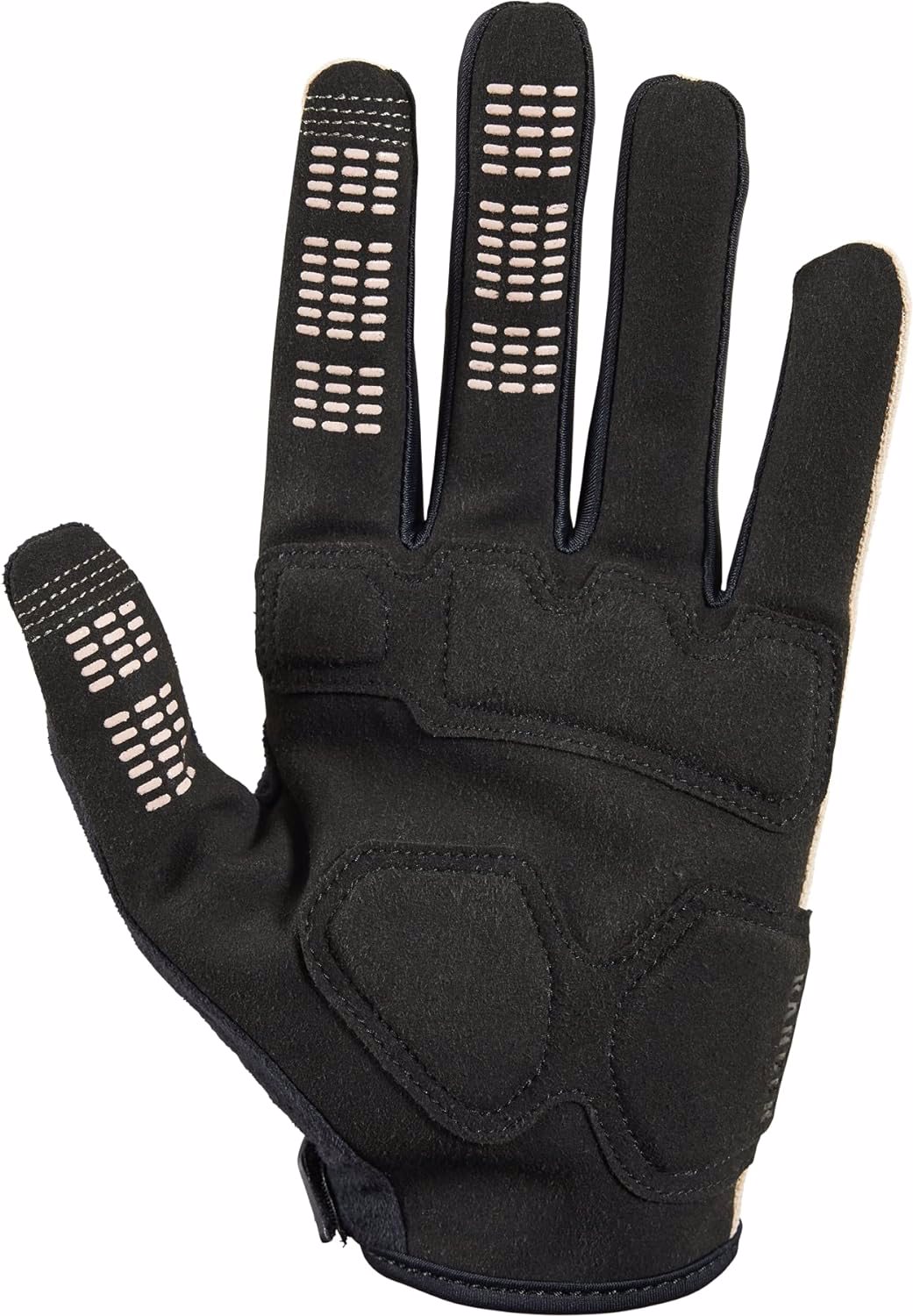 Customized Full Finger Cycling Glove made with Clarino and Spandex - view 2