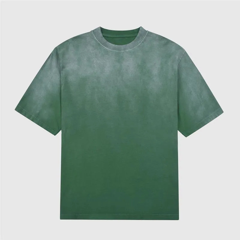 Custom Wholesale Mens Shirts Drop Shoulder Designer acid wash t shirt