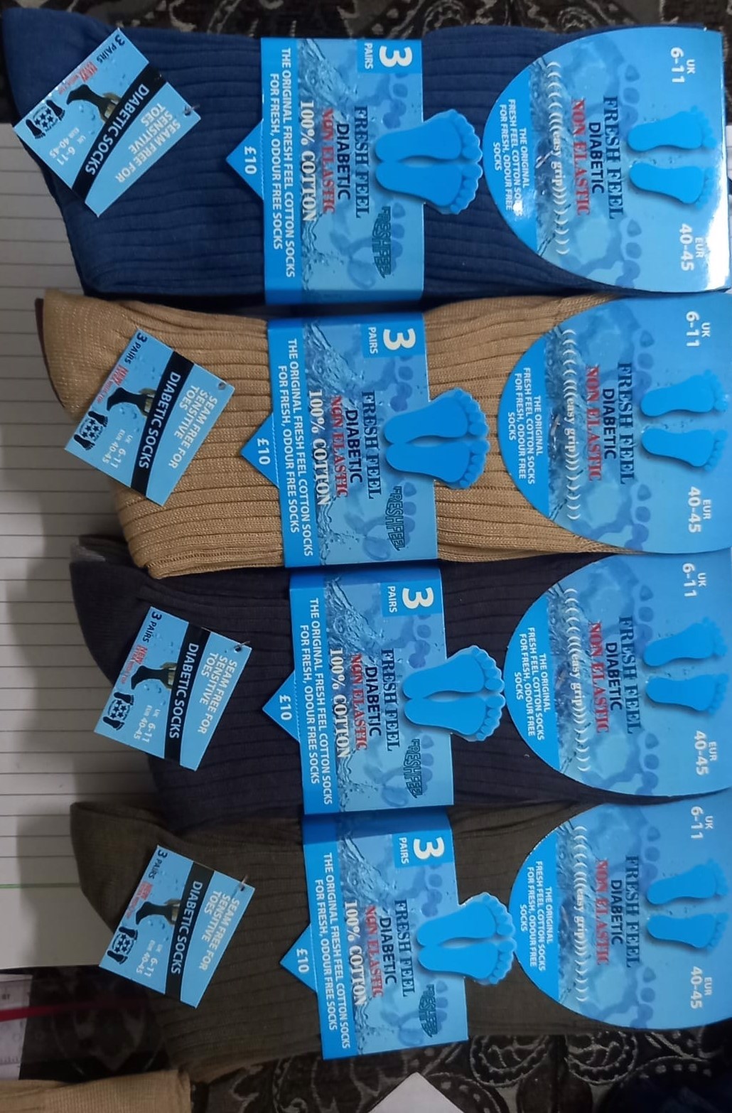 Seamless Diabetic Men Socks