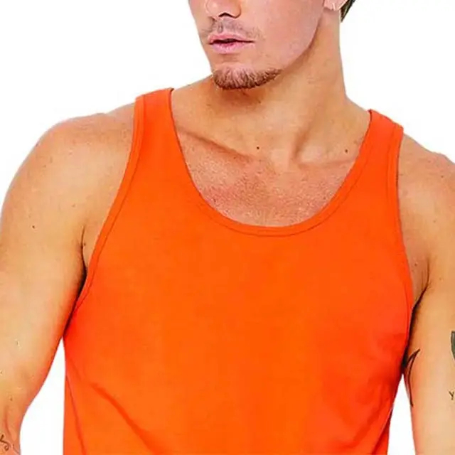 OEM Summer High Quality Men's Cotton Tank Top - view 3