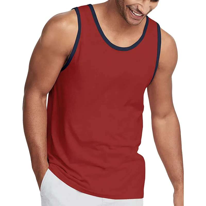 OEM Service Latest Design Oversize Tank Top For Men