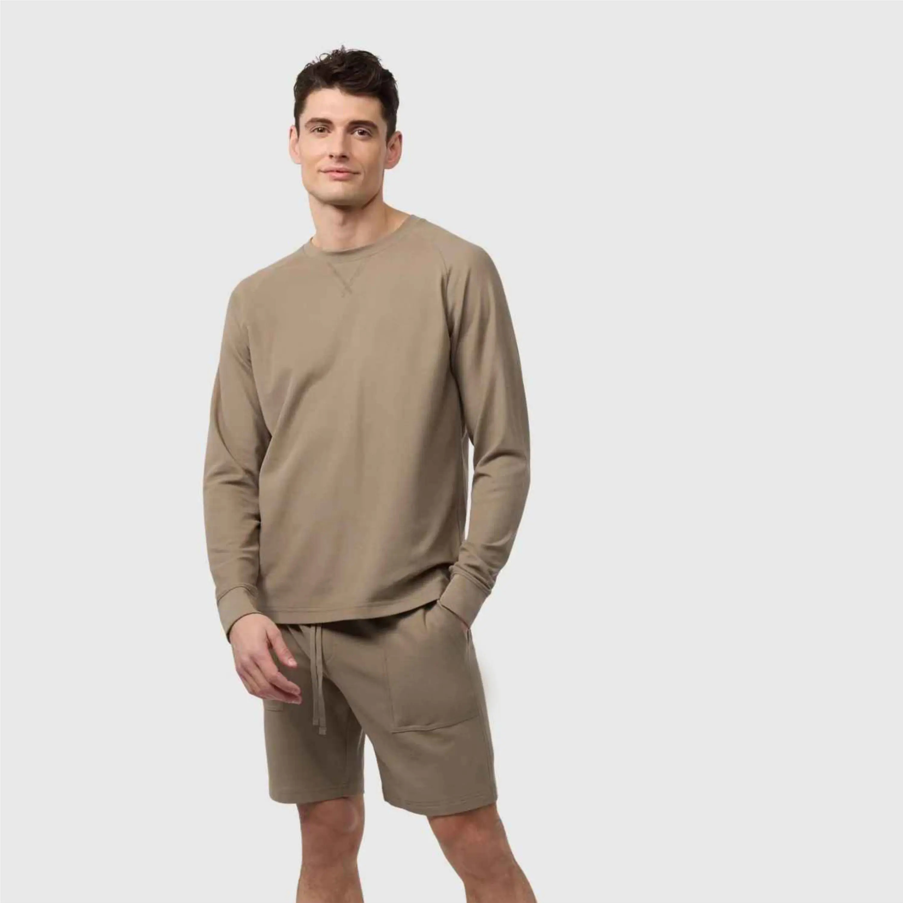 OEM Mens Fleece Cotton Brand Logo Sports Running Athletic short Polyester Nylon Men