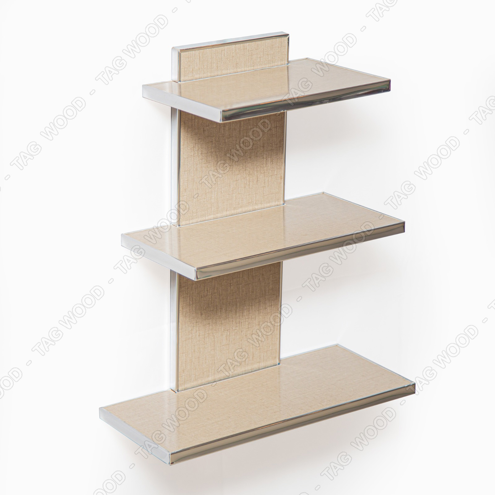 Home decor Stylish Wooden Crafted Shelf  With Minimalist Design And Aesthetic Appeal - view 2