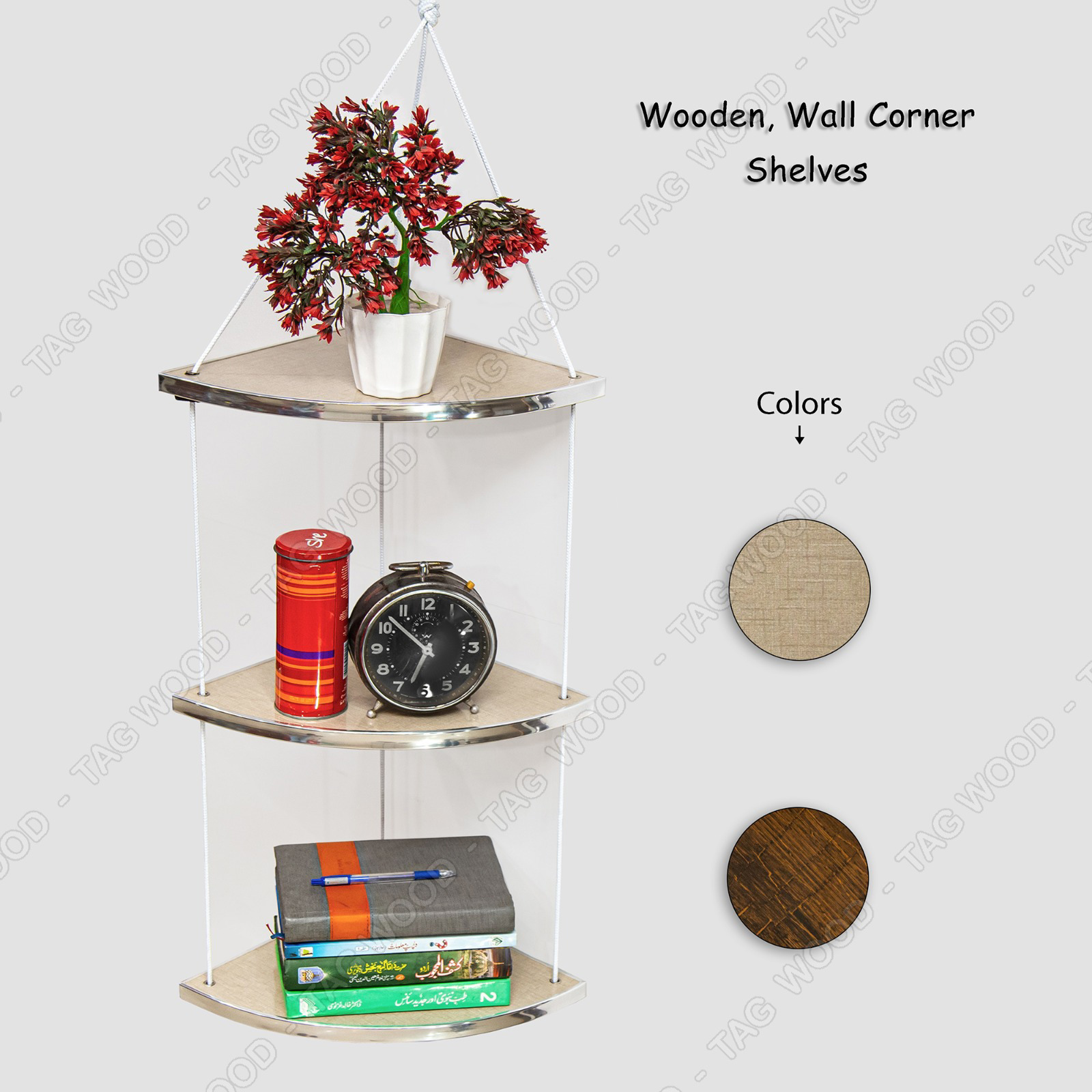 Home decor Stylish Wooden  Crafted Shelf With High Quality Wood And Minimalist Design  - view 2